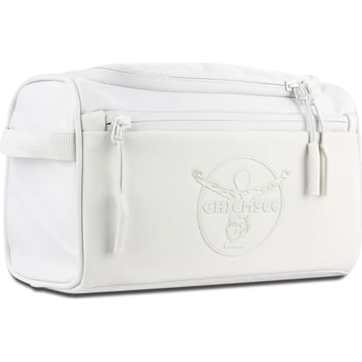 Chiemsee Kulturbeutel TRACK "N" DAY, Beauty Case aus 100 % recyceltem PET, grau – Bild 3