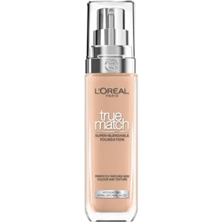 L’Oréal Paris True Match Flüssiges Make-Up, Farbton 4.5 N True Beige, 30 ml, für eine perfekte Hauteinheitlichkeit und Deckkraft – Bild 1
