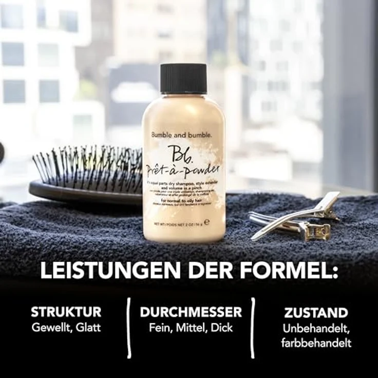 Bumble and Bumble Pret-À-Powder Dry Shampoo, Trockenshampoo für mehr Haarvolumen, 14 g – Bild 6