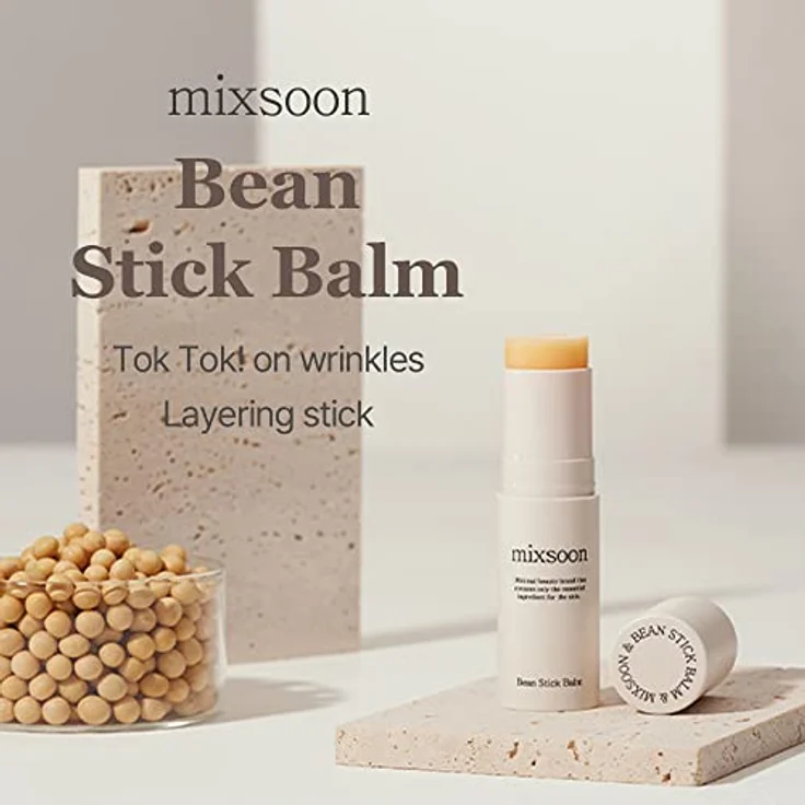 Mixsoon Bean Stick Balm - 11.5ml, Intensive Hydratation durch Sojabohnenöl, fermentiert in 240 Stunden – Bild 3