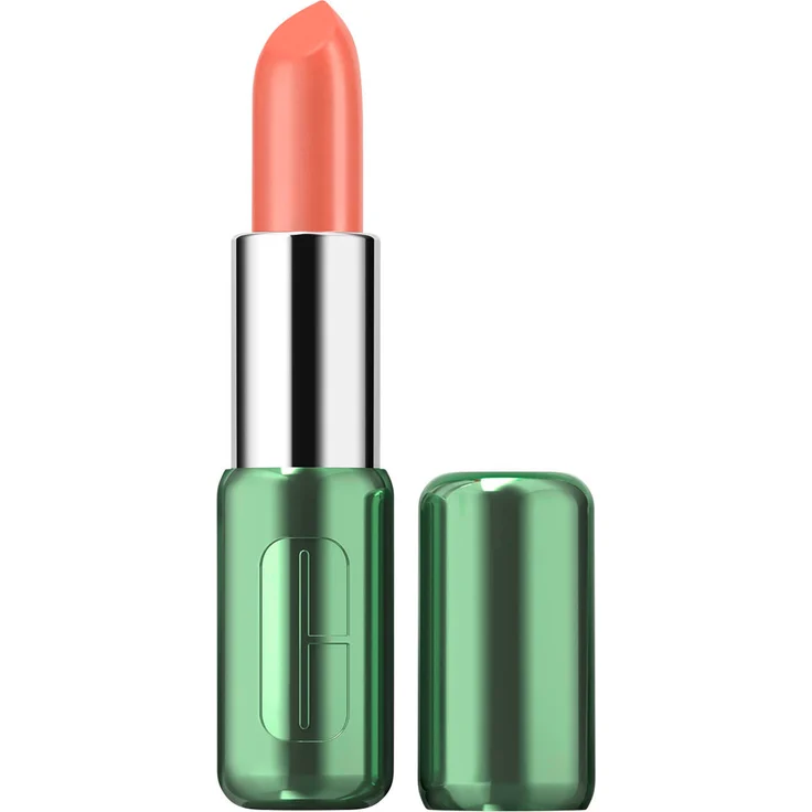 Clinique Pop Longwear Lipstick 32 Honey Pop, langlebiger Lippenstift mit Primer, satinierter Finish, 3,9 g – Bild 1