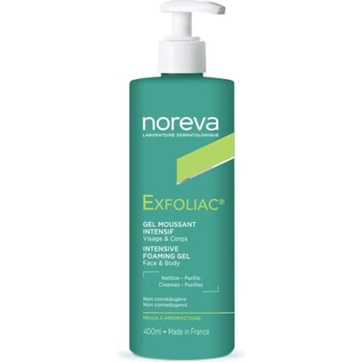 Noreva Exfoliac Intensive Foaming Gel, Reinigungsschaumgel gegen Hautunreinheiten, 400 ml – Bild 2