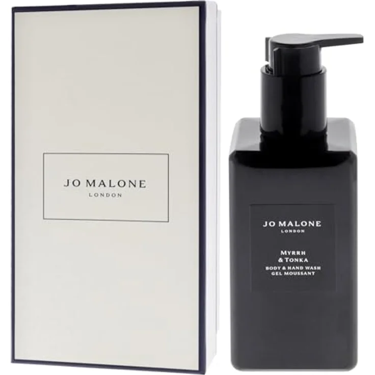 Jo Malone London MYRRH & TONKA Body & Hand Wash Duschgel, 250 ml, mit natürlichem Glyzerin und Meerfenchelextrakt, warmer, sinnlicher Duft – Bild 4