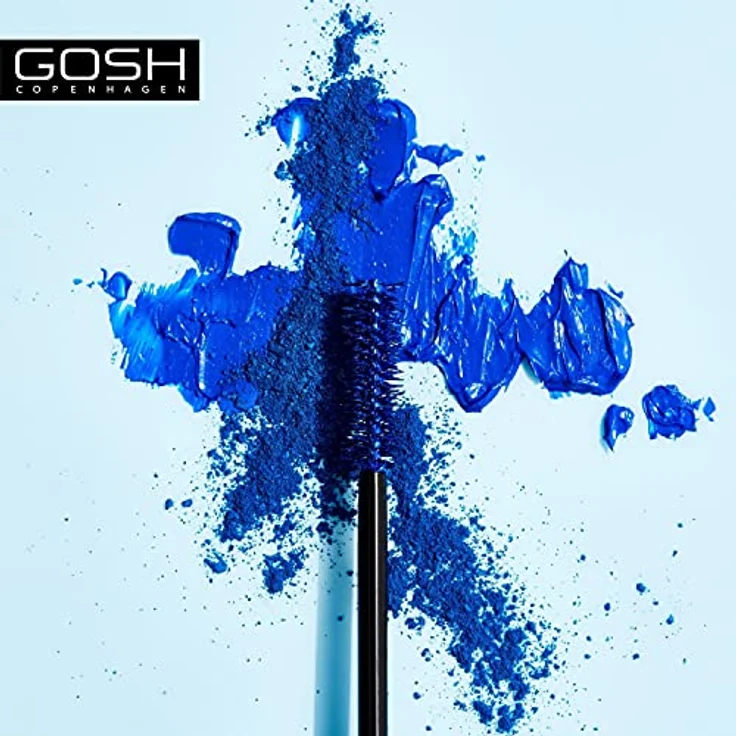 Gosh Boombastic Volumen-Mascara, für geschwungene Wimpern, 002 Crazy Blue, 13 ml – Bild 5