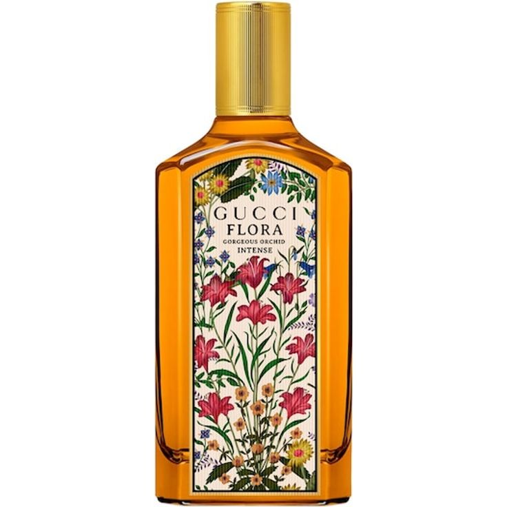 Gucci Flora Gorgeous Orchid Eau de Parfum Intense 100 ml Damen, luxuriöser blumig-gourmander Duft mit salzig-ozonischem Akkord und Vanille-Orchidee
