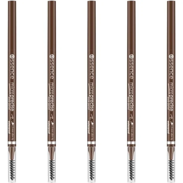 Essence Micro Precise Augenbrauenstift 0,1 g, wasserfest und langanhaltend, Farbe Warm Brown – Bild 4