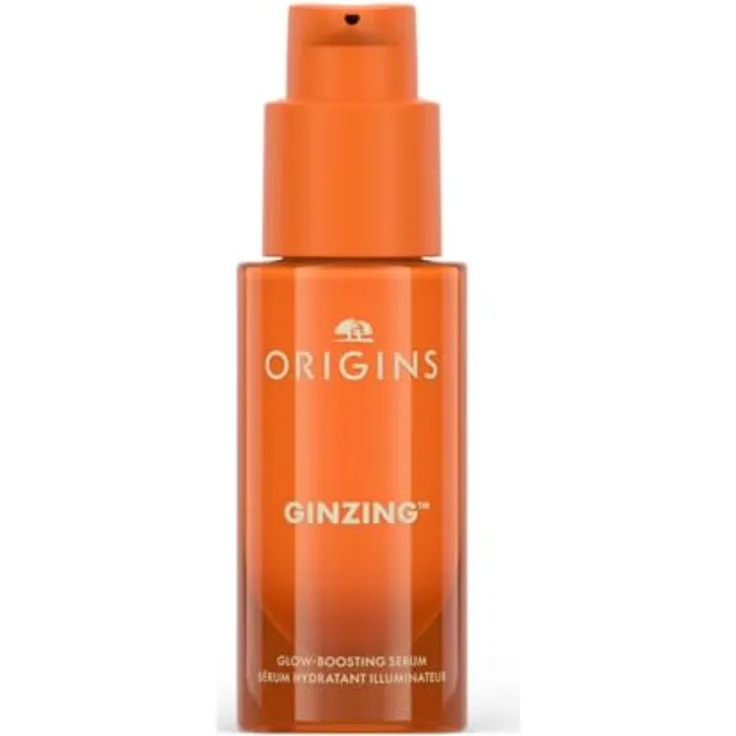 Origins GinZing™ Glow-Boosting Serum, Aufhellendes Gesichtsserum mit Vitamin C, 30 ml, vegan und feuchtigkeitsspendend