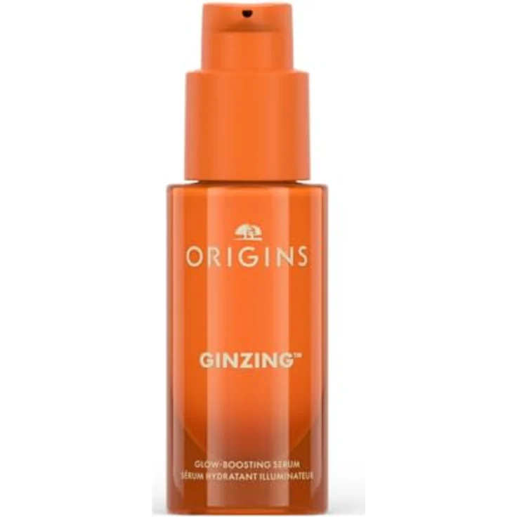 Origins GinZing™ Glow-Boosting Serum, Aufhellendes Gesichtsserum mit Vitamin C, 30 ml, vegan und feuchtigkeitsspendend – Bild 1