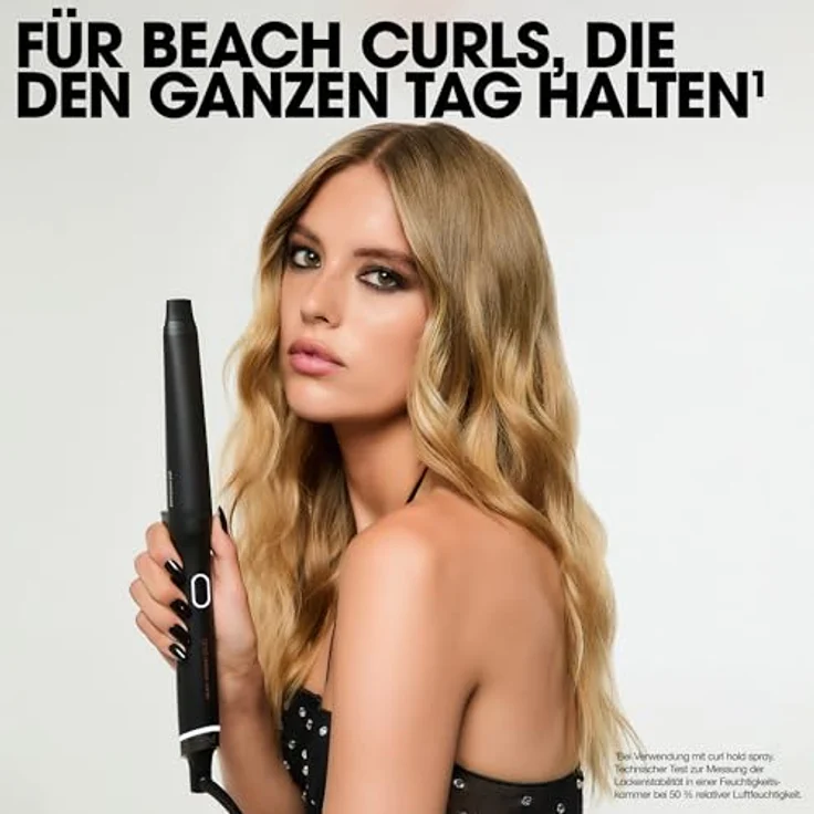 ghd chronos curve conical wand, professioneller Lockenstab in Schwarz mit 23-28 mm Durchmesser, HD Curl-responsive Technologie, bis zu 3x schnellere Ergebnisse für Beach Waves, ideal für alle Haarlängen – Bild 2