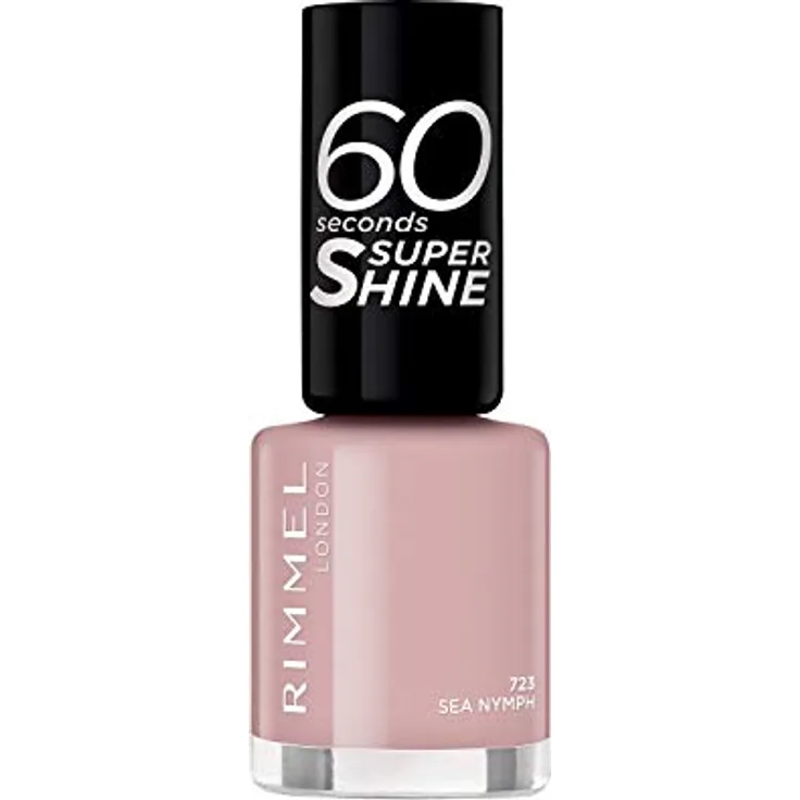 Rimmel London 60 Seconds Super-Shine Nagellack, 8 ml - Natürliche Unterstützung für Ihre Ernährung, Energiebooster im Alltag, Verantwortungsvolle Inhaltsstoffe