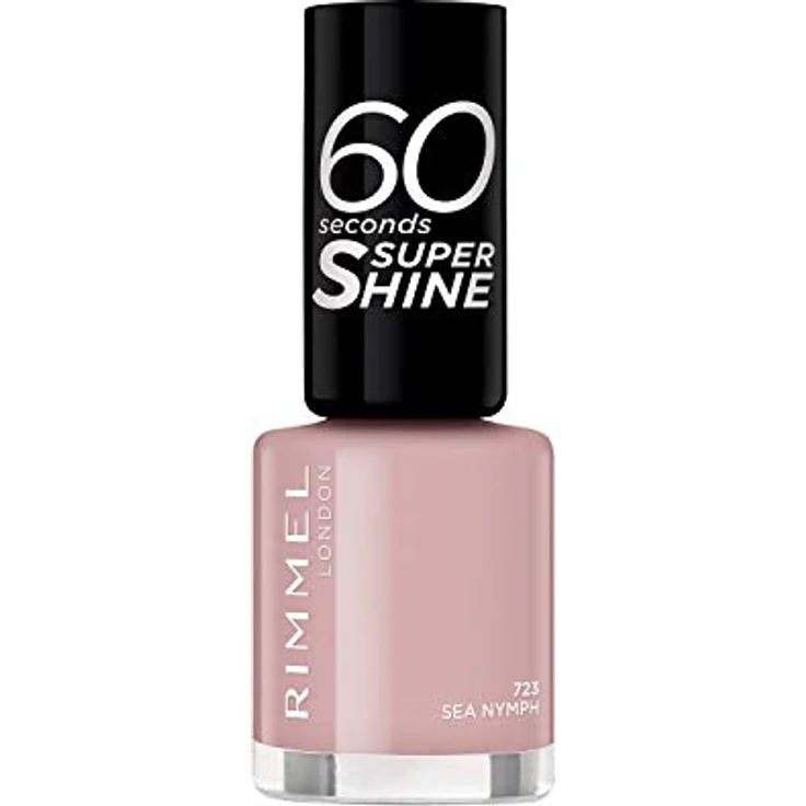 Rimmel London 60 Seconds Super-Shine Nagellack, 8 ml - Natürliche Unterstützung für Ihre Ernährung, Energiebooster im Alltag, Verantwortungsvolle Inhaltsstoffe – Bild 1