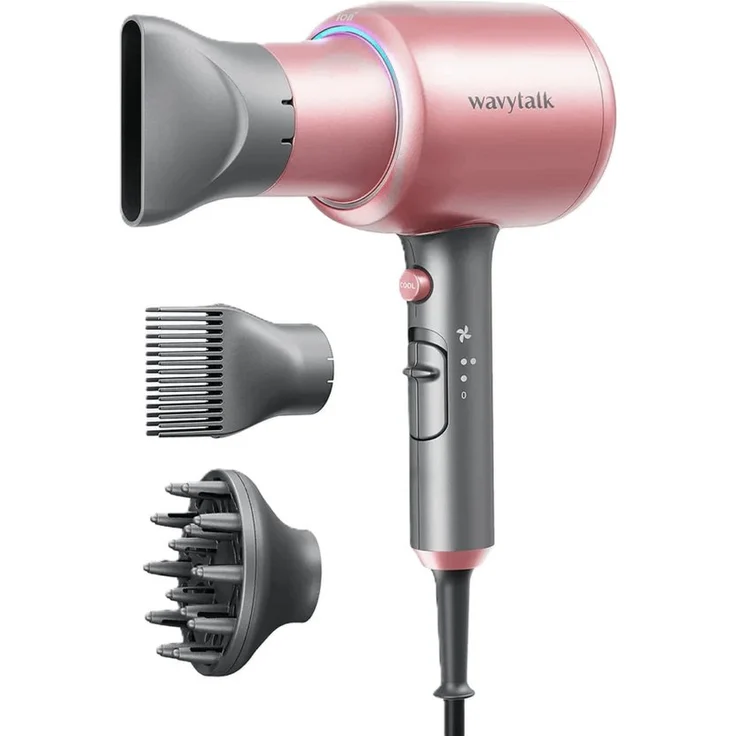 Wavytalk Ionic-Haartrockner Blown Away, 1875 W mit Brushless-Motor, Ionen-Funktion und Sakura Farbgebung
