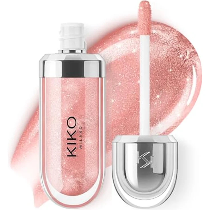 KIKO Milano 3D Hydra Lipgloss, hydratisierendes Lipgloss mit hochglänzendem Finish, Farbton 31 Pearly Shell, 6.5 ml – Bild 1