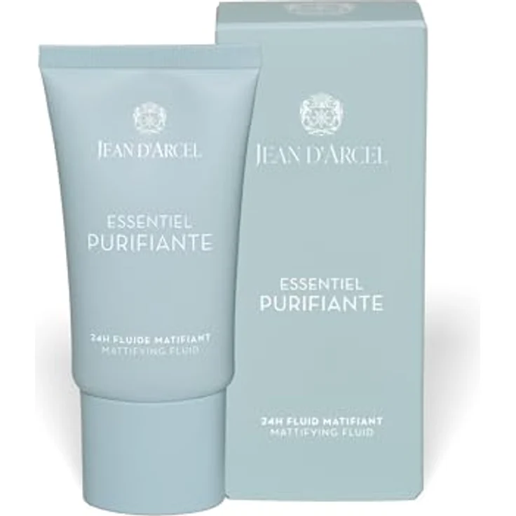 JEAN D'ARCEL ESSENTIEL 24H FLUIDE MATIFIANT, Mattierendes Fluid für Mischhaut, 50 ml - Reduziert Glanz, verfeinert Poren, schützt vor freien Radikalen – Bild 1