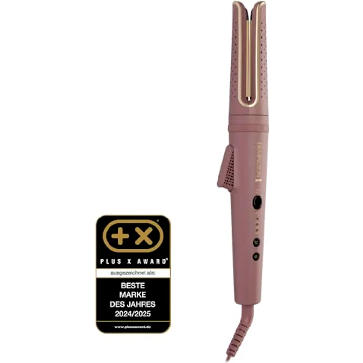Remington Rotating Curler AIRvive CI8930, rotierender Lockenstab mit IONIC AIR-Technologie und Anti-Frizz-Formel, rot – Bild 2
