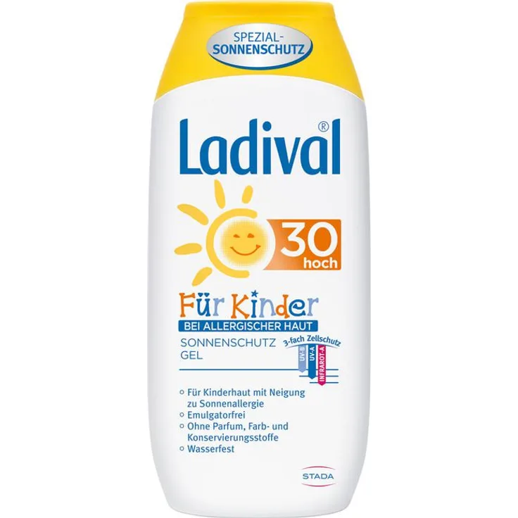 Ladival Produkte Ladival Produkte Ladival Für Kinder allergische Haut Gel LSF 30 Sonnenöl 200 ml
