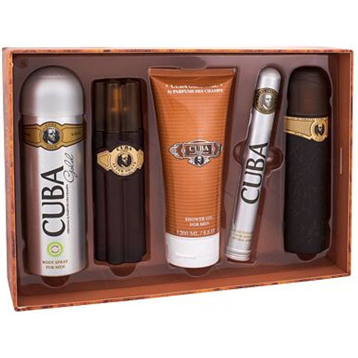 Cuba Paris Cuba Gold EdT 100 ml + 35 ml + After Shave + Duschgel + Deodorant