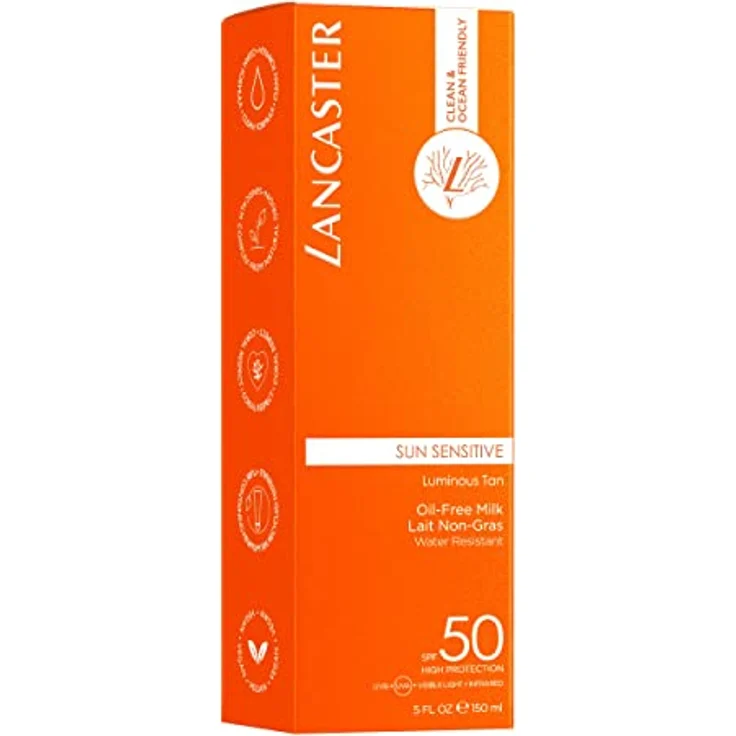 Lancaster Clean Sun Sensitve Oil Free Body Milk SPF 50 – Bild 3
