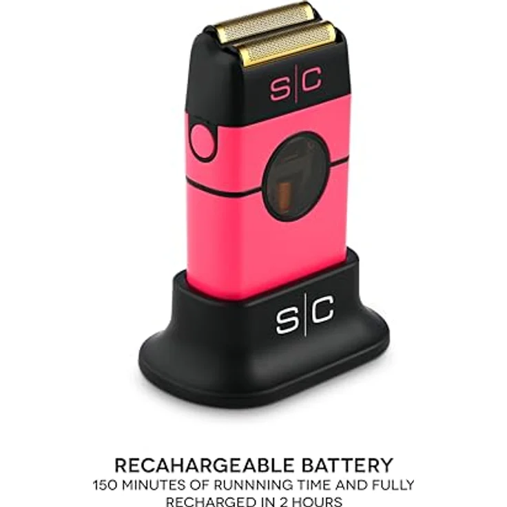 Stylecraft Instinct Metal Shaver Pink, Doppelfolienrasierer mit Vektor-Motor und 11.500 U/min – Bild 7