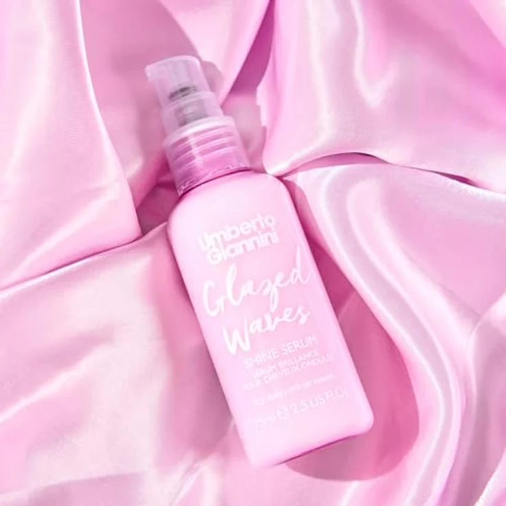 Umberto Giannini Dreamy Waves Glazed Waves Shine Serum, 75 ml - Glanzsteigernde Pflege für federnd glänzende Wellen, vegan, Hitzeschutz bis 230 °C – Bild 1