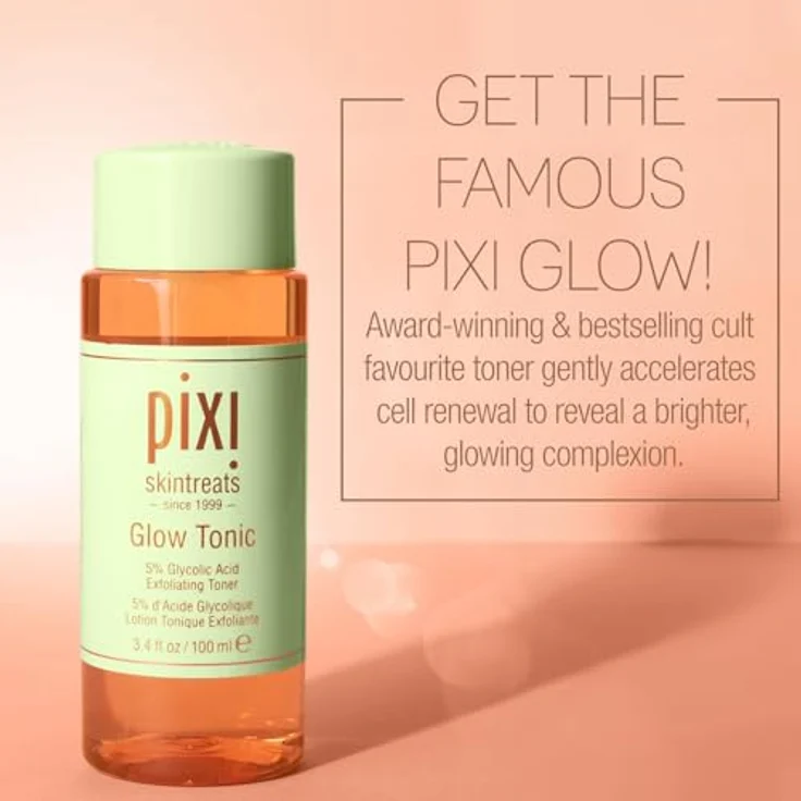 Pixi Skintreats Glow Tonic Gesichtswasser Alle Hauttypen 100 ml, Textur: Flüssig  – Bild 2