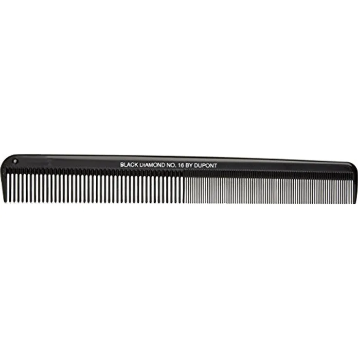 Efalock Professional Black Diamond Ondulierkamm, 1er Pack, (1x 1 Stück)