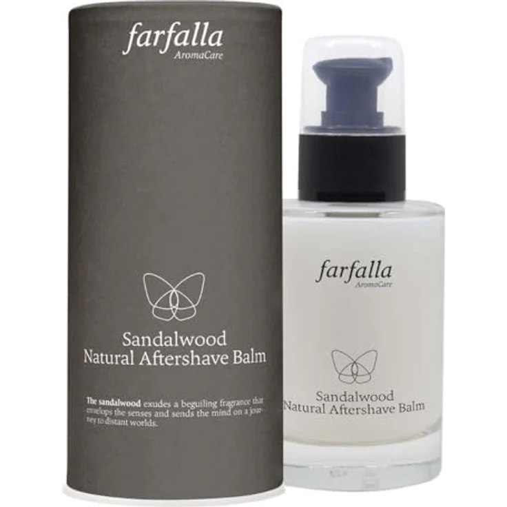 Farfalla Men Sandalwood Aftershave Balsam, 100ml - Umhüllend und regenerierend, Warme Note von Sandelholz