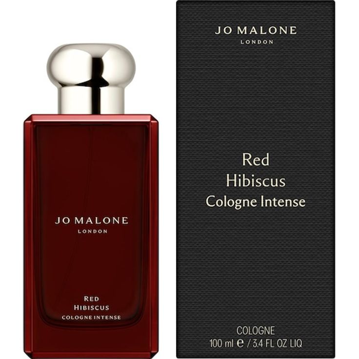 Jo Malone London Red Hibiscus Cologne Intense, Unisex Herrenparfum 100 ml, blumig-exotische Duftkomposition mit Roter Hibiskus und Vanille
