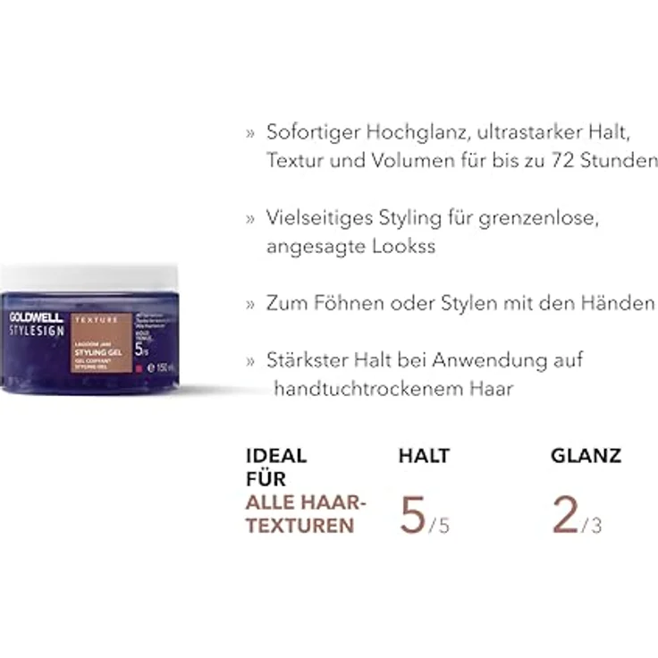 Goldwell Stylesign Texture Lagoom Jam Styling Gel 150 ml, Haargel – Bild 5