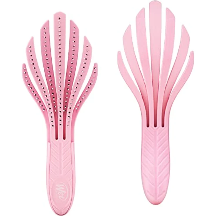 WetBrush Go Green Curl Detangler Hairbrush, Made from Plant Based Plastic, Soft Intelliflex Bristles, For all Curl Types – Bild 1