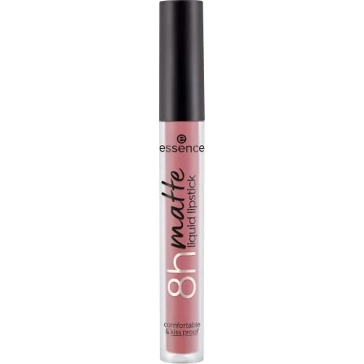 essence 8h matte liquid lipstick, Nr. 04, Nude, langanhaltend, mattierend, schnelltrocknend, matt, vegan, wasserfest, ölfrei, ohne Alkohol, 1er Pack (2.5ml) – Bild 2