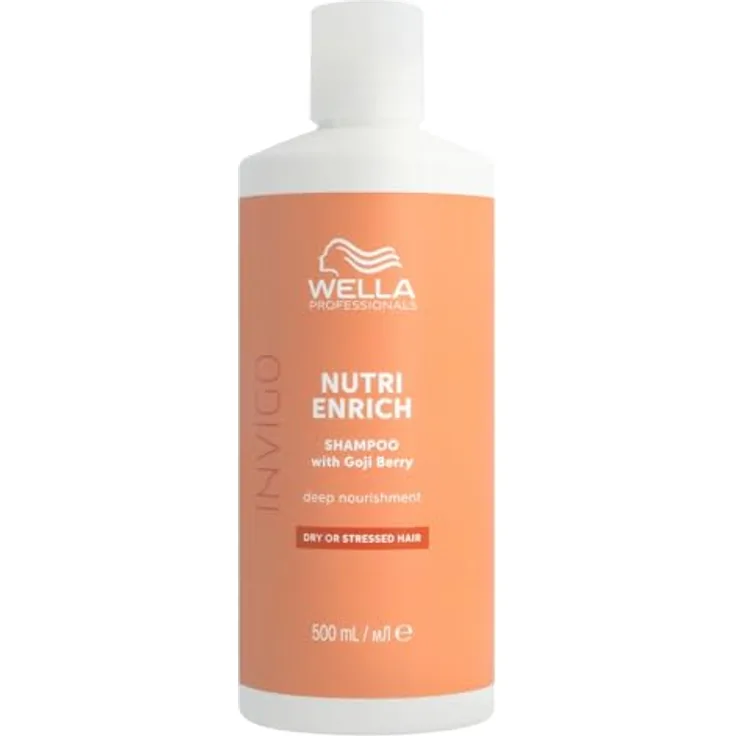 Wella Professionals Invigo Nutri Enrich Deep Nourishing Shampoo - Nährendes Shampoo für trockene Haare mit Goji-Beeren und Vitaminen - 500 ml