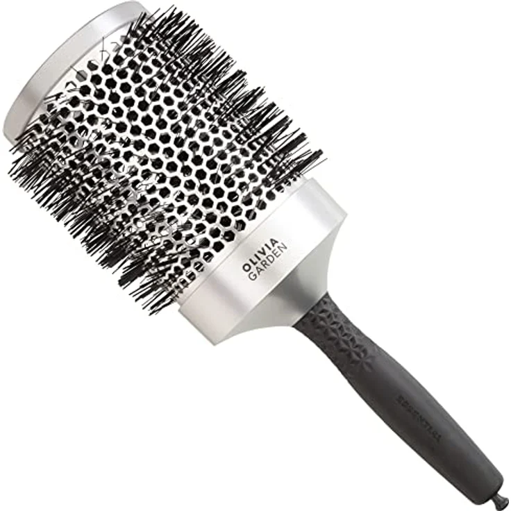 Olivia Garden - Essential Blowout Classic Haarbürste, 83 mm, wärmebeständiges Aluminium und antistatisch – Bild 1