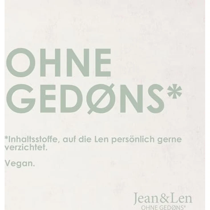 Jean & Len Vitalisierendes Duschgel Zitronenverbene & Minze, sanftes Reinigungserlebnis, vegan, 250 ml, ohne Mikroplastik & Mineralöl – Bild 2