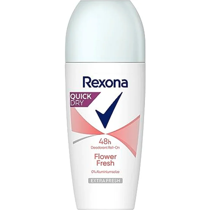 Rexona Deo Roll-On, Flower Fresh, 0% Aluminiumsalze, 50 ml – Bild 1