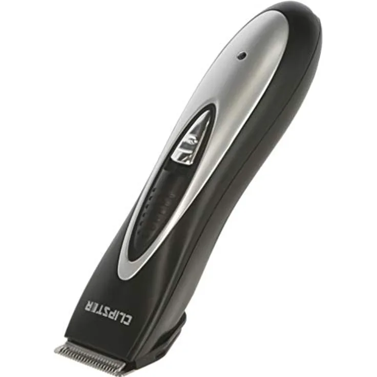CLIPSTER CuttoX Akku-Schermaschine mit Edelstahl-Scherkopf, 3 Aufsteckkämme und Zubehör