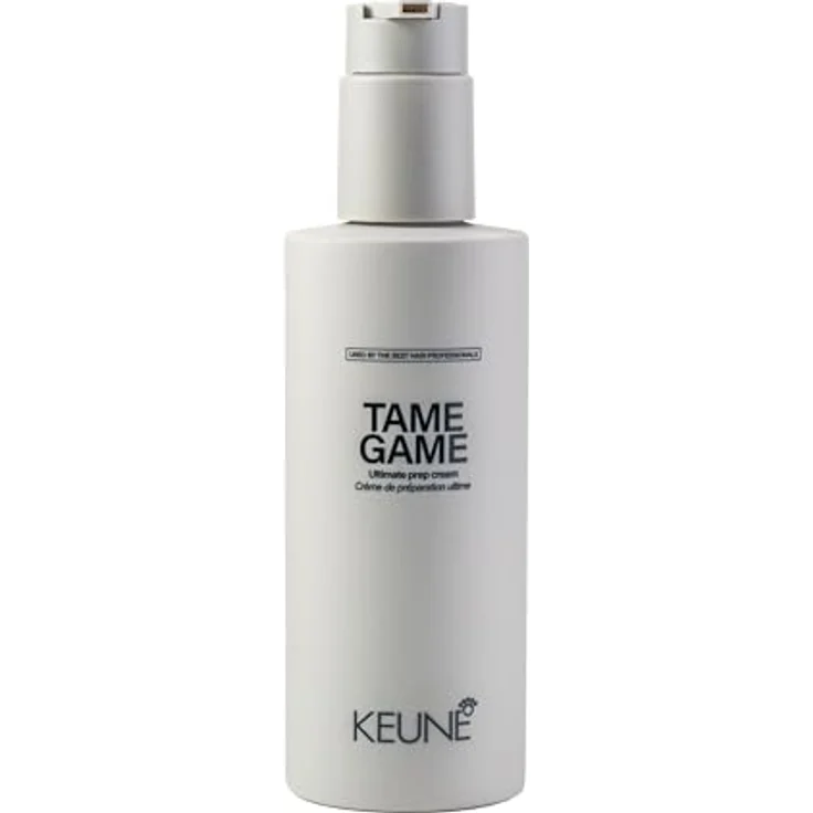 Keune Style Heat Protect Tame Game Ultimate Prep Cream, 200ml, schützt bis 230 °C, spendet Feuchtigkeit und bändigt Locken – Bild 1