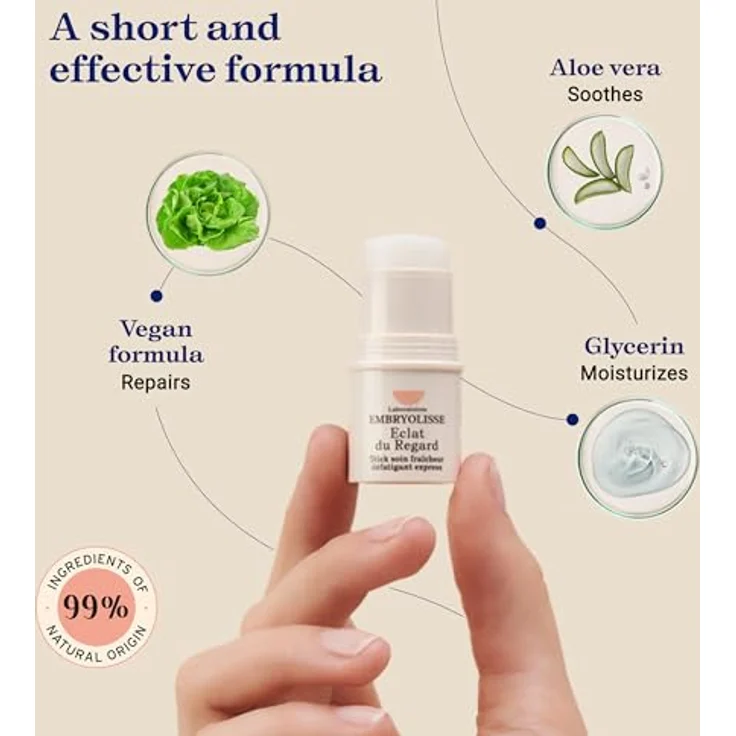 Embryolisse Artist Secret Radiant Eye Cooling and Refreshing Stick Express kühlender Stick gegen Schwellungen und Augenringe 4,5 g – Bild 6