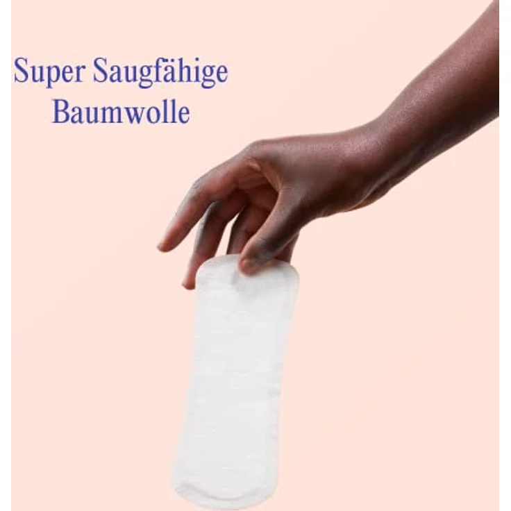 Yoni Slipeinlagen extralang, 20x Bio-Baumwolle, hypoallergen, atmungsaktiv, super saugfähig, chemiefrei für täglichen Gebrauch – Bild 3