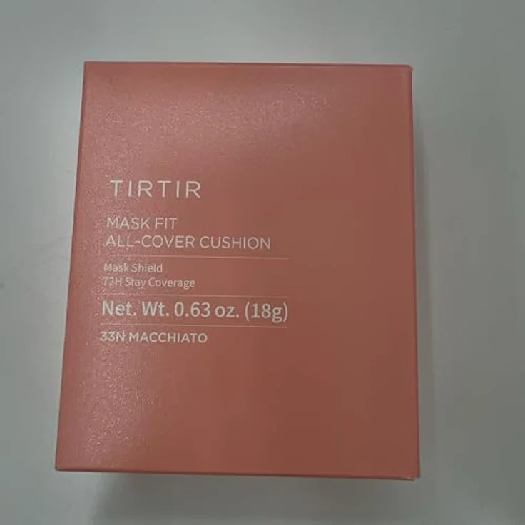 TIRTIR Mask Fit All Cover Cushion, mattierendes Make-up mit Hyaluronsäure, Farbton 33N Macchiato, 18 g – Bild 7