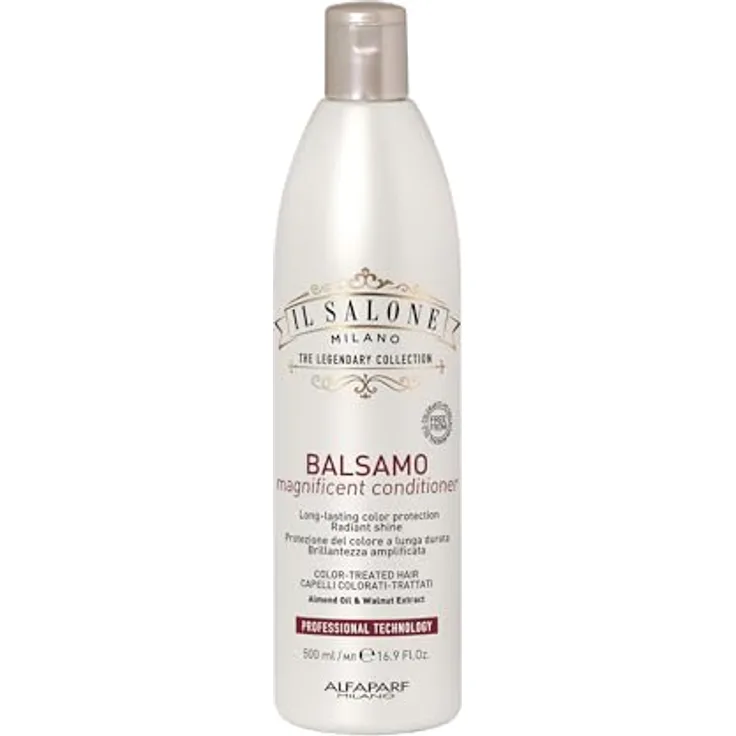 Alfaparf Milano Il Salone Milano Magnificent Haarconditioner, 500 ml, für gefärbtes Haar, glättet und schützt, sorgt für glänzende Geschmeidigkeit