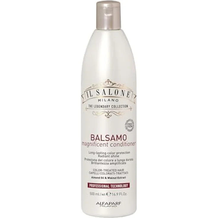 Alfaparf Milano Il Salone Milano Magnificent Haarconditioner, 500 ml, für gefärbtes Haar, glättet und schützt, sorgt für glänzende Geschmeidigkeit – Bild 1