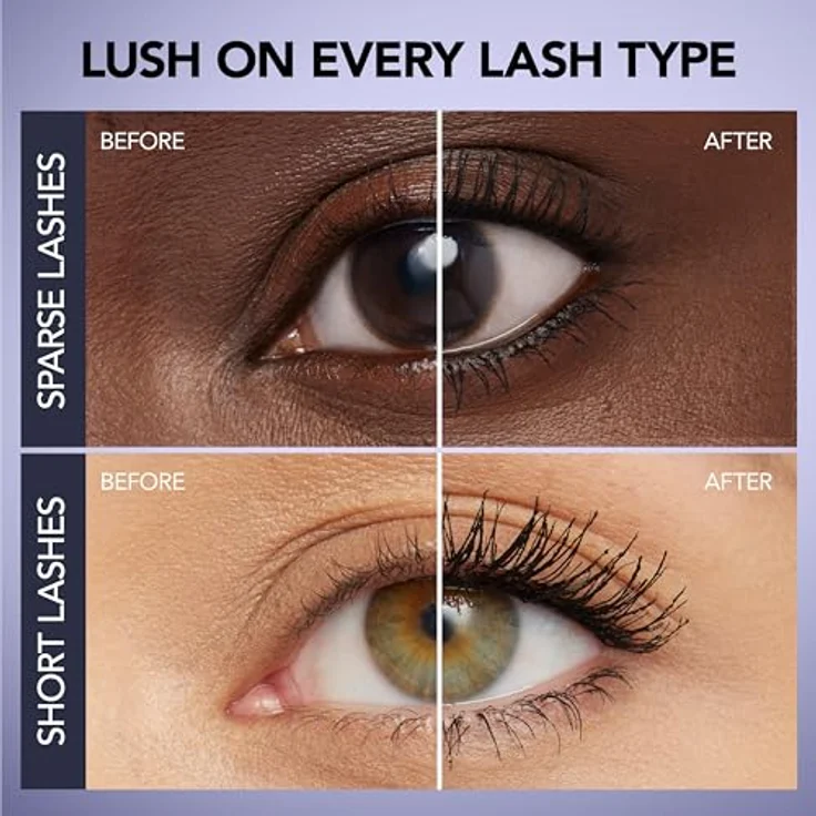 Buxom LASH MASCARA BLACKEST BLACK, Wimpernverlängernde Volumenmascara mit intensiv schwarzer Farbe, 11 ml – Bild 2