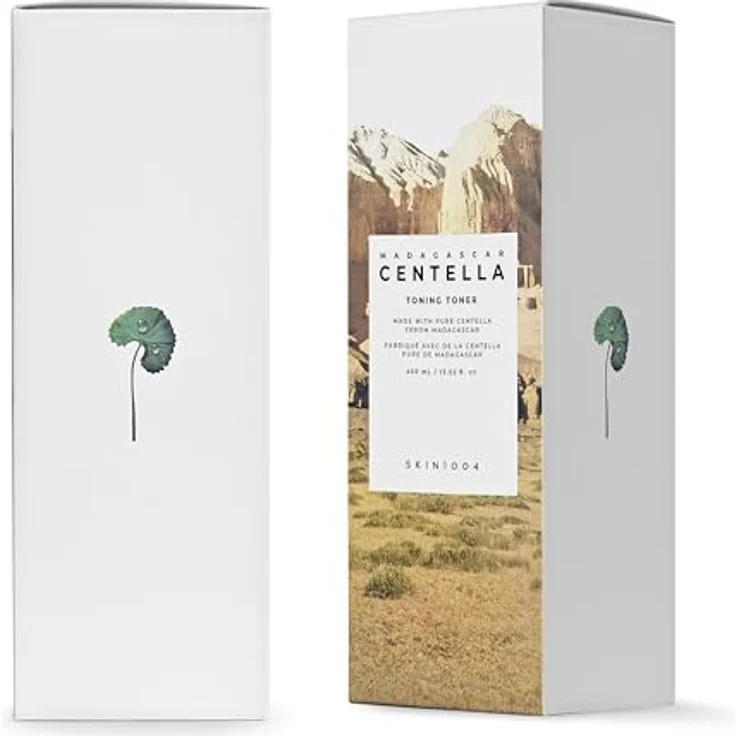 SKIN1004 Madagascar Centella Toning Toner, sanftes Peeling-Tonikum für empfindliche Haut, 400 ml – Bild 2
