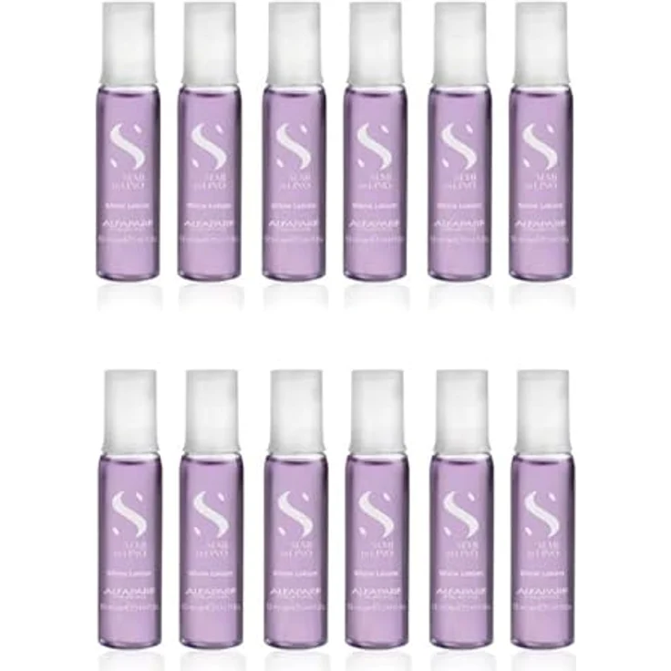 Alfaparf Milano Semi Di Lino Sublime Shine Lotion, 12x13ml, reichhaltige Textur für Halt und Glanz, mit Multivitamin-Komplex und Zitrusduft – Bild 5