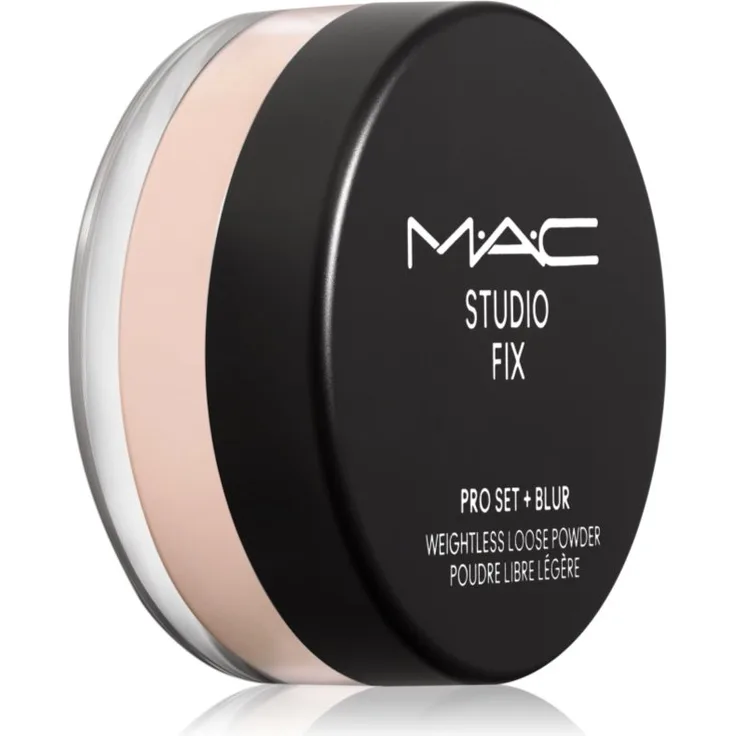 MAC Cosmetics Studio Fix Pro Set + Blur Weightless Loose Powder, mattierender Puder zum Fixieren, Farbton Light, 6,5 g