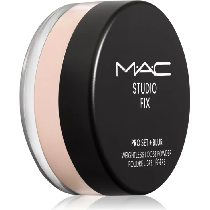 MAC Cosmetics Studio Fix Pro Set + Blur Weightless Loose Powder, mattierender Puder zum Fixieren, Farbton Light, 6,5 g