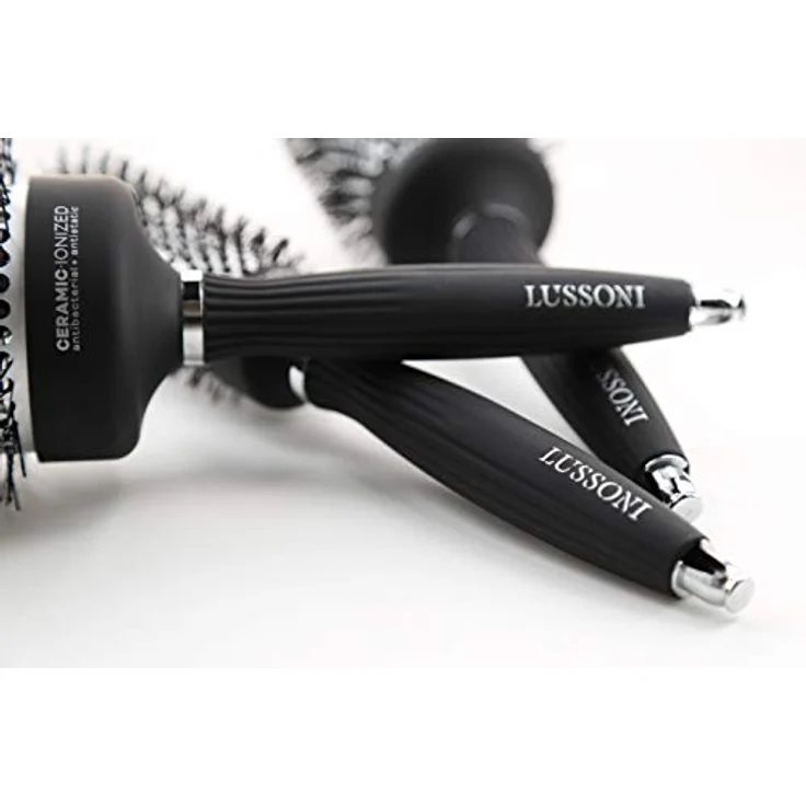 TB TOOLS FOR BEAUTY T4B LUSSONI Care & Style, Professionelle Styling Haarbürste für mittellange und kurze Haare, 43 mm, hitzebeständig bis 220 °C, antistatisch, ergonomischer Griff – Bild 3