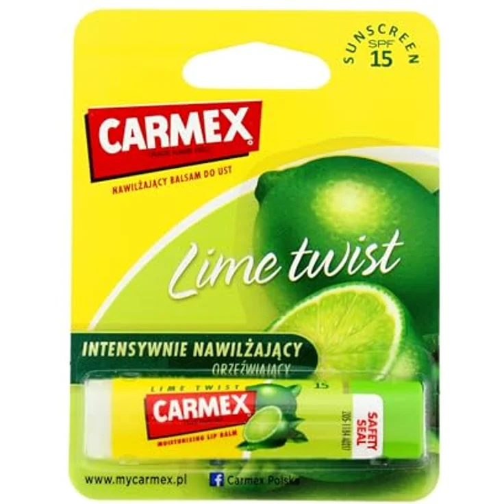 Carmex Lime Twist, feuchtigkeitsspendender Lippenbalsam-Stick mit LSF 15, 4.25 g – Bild 2