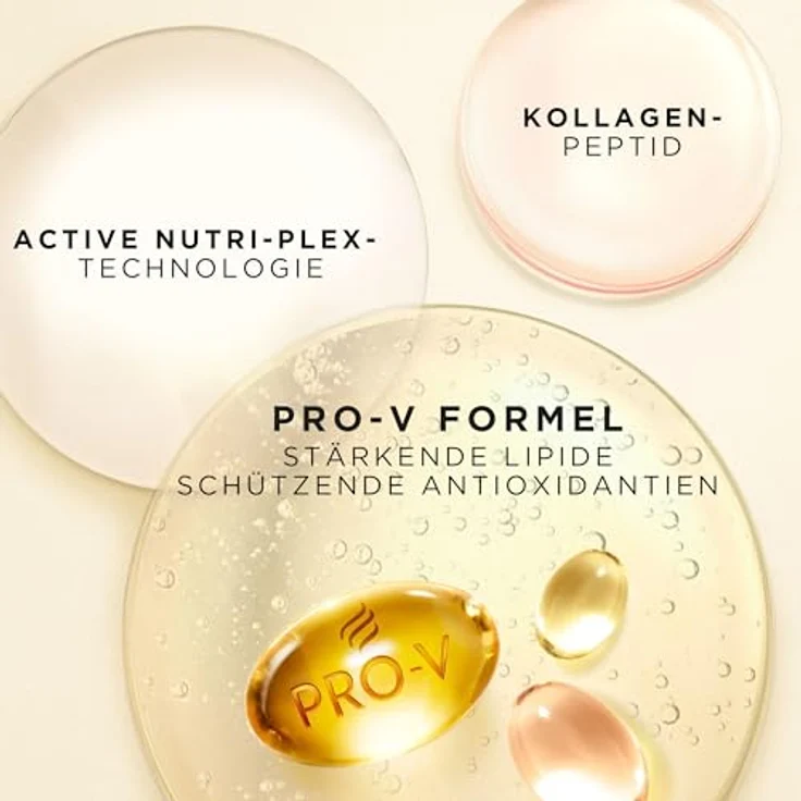 Pantene Pro-V Repair & Care Shampoo 1000ml Pumpspender, sanfte Reinigung für schwaches und geschädigtes Haar, schützt Haarbindungen, ohne Silikone – Bild 4